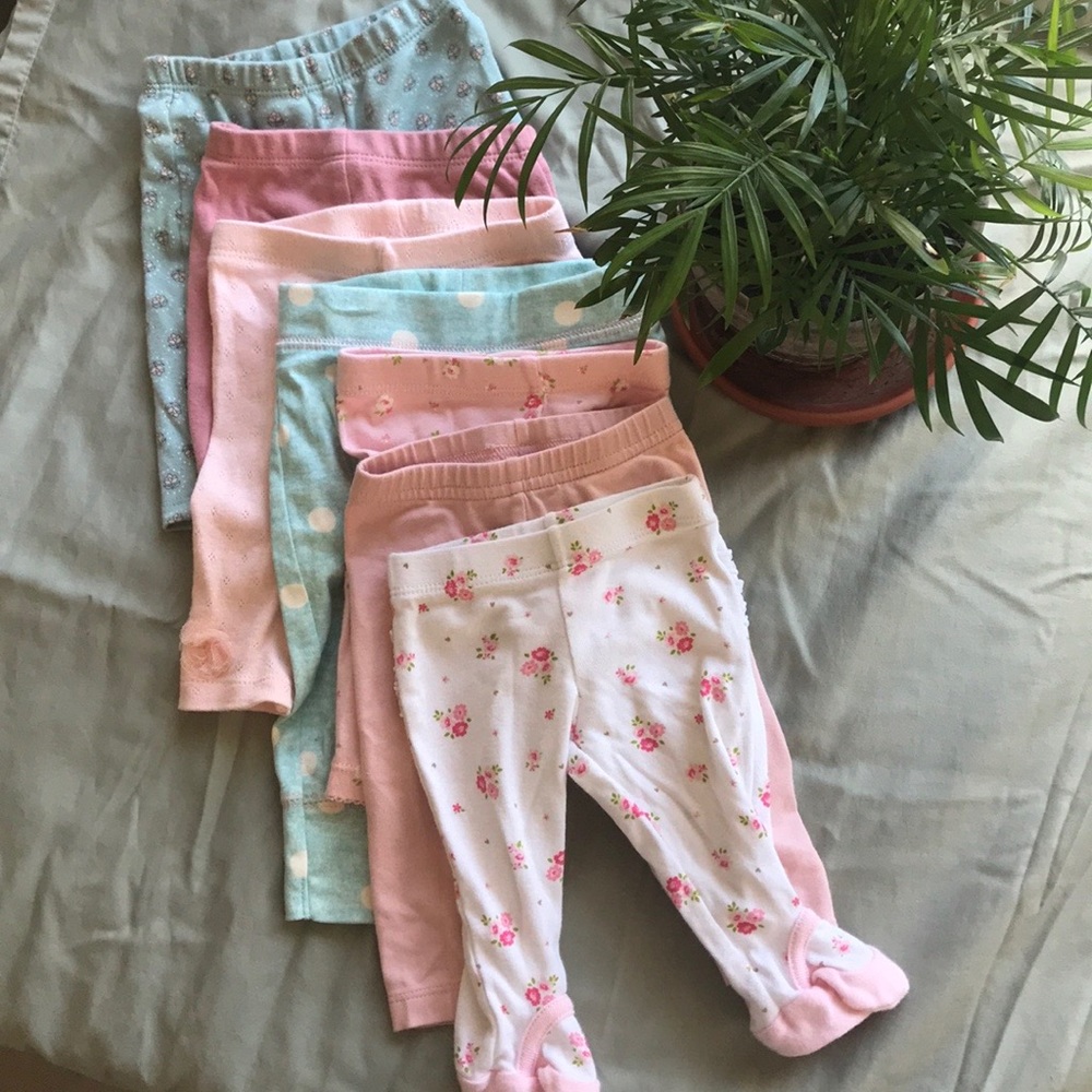 Lot of NB-3 mos leggings